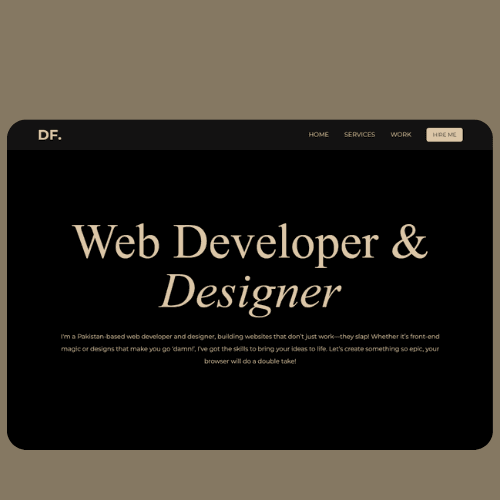 Modern Next.js Portfolio